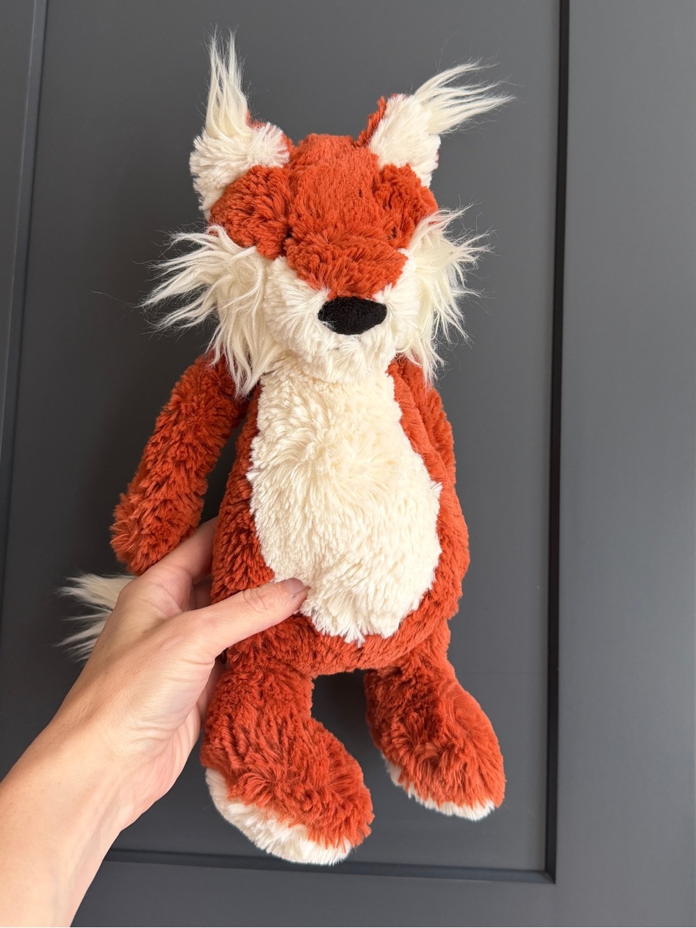 Jellycat “Retired Collectible” Bashful Fox Medium Plush Stuffed Animal